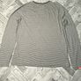 Vintage Superdry Orange Label Mens Stripe Long Sleeve T-shirt Size XXL Image 2