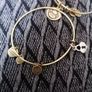 beautiful  4 Alex and Ani bracelet one gold Image 4