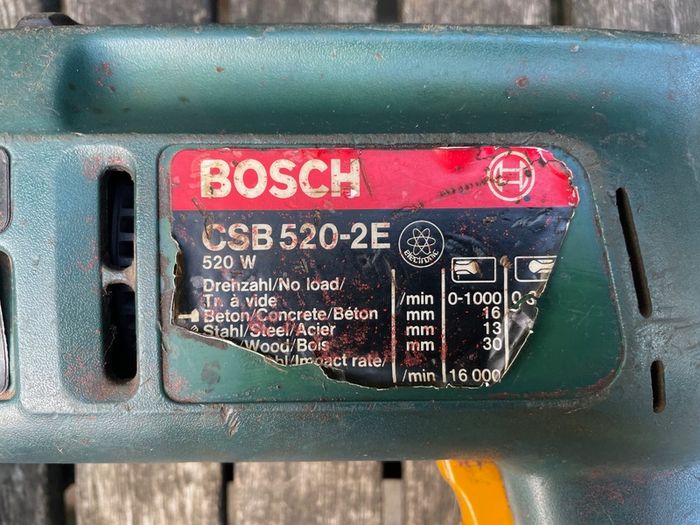 Bosch 520 W 2 speed Hammer Drill