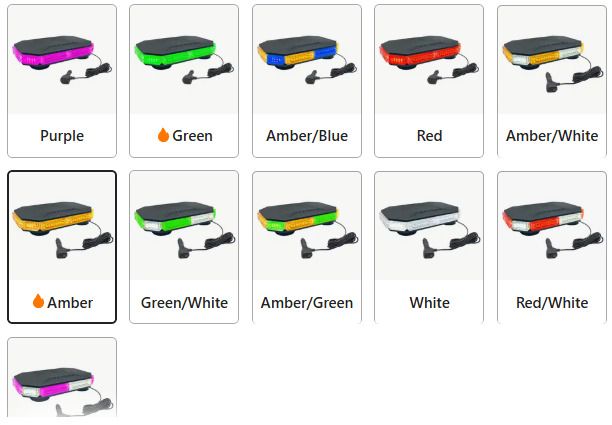 EINERCAR 76 LED Light Bar - Octagonal, High Brightness, Magnetic Mount, 12-24V Beacon