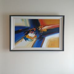 Abstract oil painting 73cm x 63