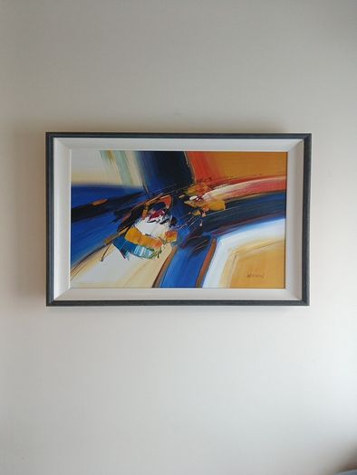 Abstract oil painting 73cm x 63
