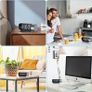 Digital Projection Alarm Clock with 180 Rotatable Projector, Dual Alarm, 12/24H, Snooze, 4-Level Dimmer for Bedrooms Image 7