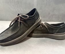 Clarks Black Suede Shoes size eu43