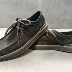 Clarks Black Suede Shoes size eu43