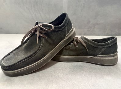 Clarks Black Suede Shoes size eu43