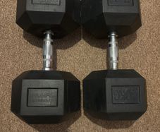 40 kg hex dumbbells