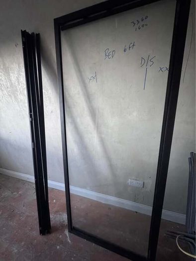 Shower Door - Sonas ASPECT Infold 900mm Black