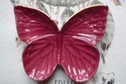 Ceramic butterfly dish,Trinket dish,Ornment,Home decor,Gift