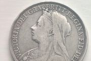 1895 Queen victoria silver crown