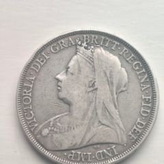 1895 Queen victoria silver crown