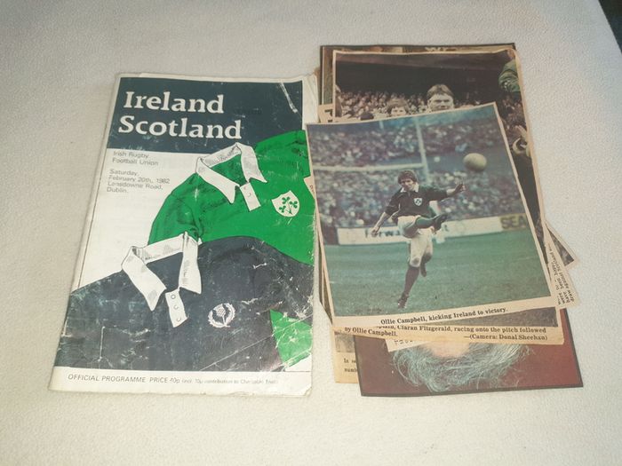 Rare Rugby Programme from 1982