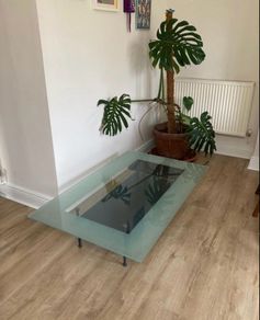 Linge Roset Glass Coffee Table