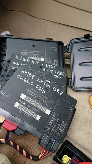 Audi a4 b6 b7 1.9tdi 2.0tdi comfort control module. CCM comfort convenience, saloon estate 6 speed AVF BLB BRE BRD 130 - 170 bhp parts breaking