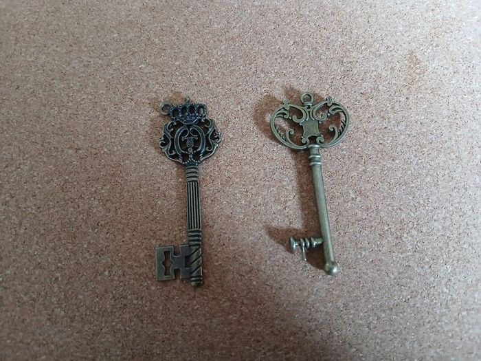 Vintage ornate keys