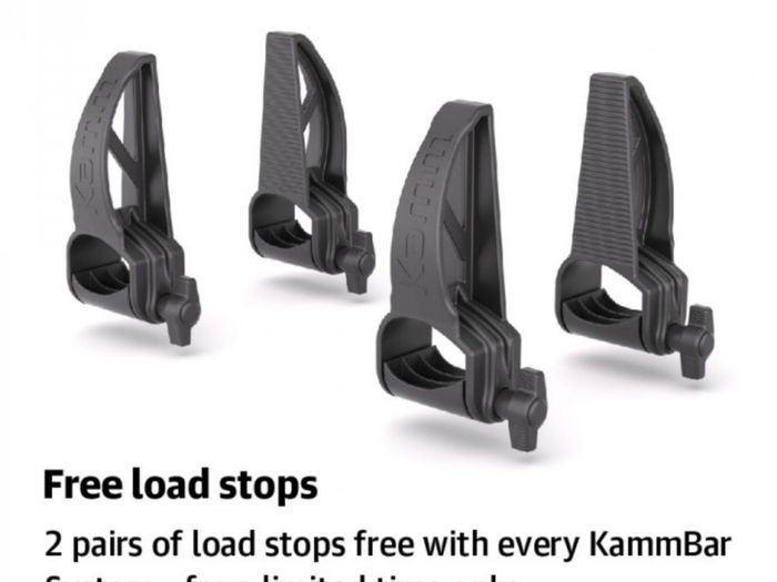 2 x Rhino KammBar Pro Aluminium Roof Bars - Ford Transit Courier