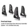 2 x Rhino KammBar Pro Aluminium Roof Bars - Ford Transit Courier Image 2