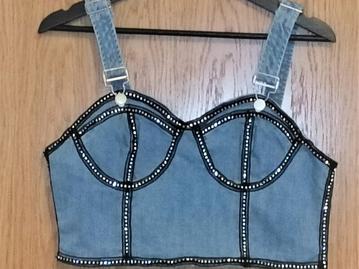 Denim top