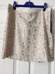 Spotlight by Warehouse Sequinned Skirt - Size 16 -New
