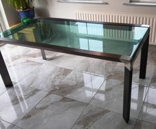 Glass-Topped Table / Desk