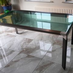 Glass-Topped Table / Desk