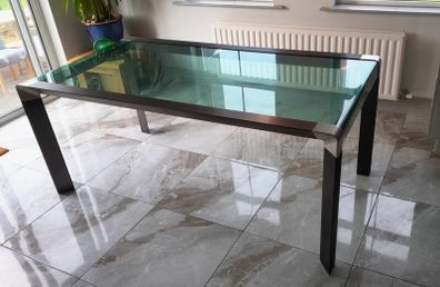 Glass-Topped Table / Desk