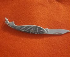 vintage penknife fish shape