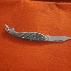 vintage penknife fish shape