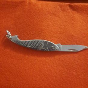 vintage penknife fish shape