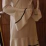 Beautiful White Dress with Mandarin Bell Sleeves negotiable Image 4