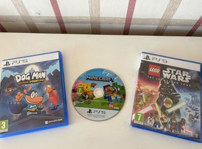 3 x playstation 5 games