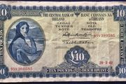 Irish Lady Lavery 10 Pound Banknote 1962