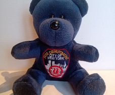 New York 9/11 Fire Department Bear Plush 2001