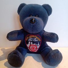 New York 9/11 Fire Department Bear Plush 2001
