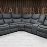 Valerie Corner Manual Leather Recliner Sofa Image 5