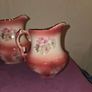 Matching Rockingham Staffordshire pottery pitchers Image 2