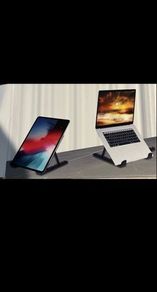 Adjustable Folding Laptop and Tablet Stand