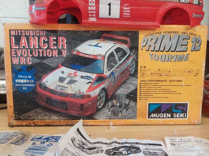 Vintage collectors mugen seiki prime 12 1/10 nitro