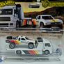 Hotwheels Toyota Off Road Truck with Fleet Street transporter. Image 4