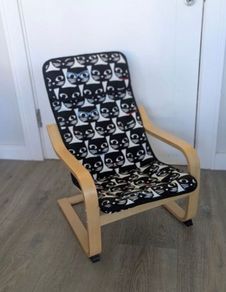 Kids Lounge Chair (IKEA Poang)
