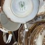 Vintage Arklow Bone China Tea Set Yellow & Pink Rose Pattern (Made in Ireland) Image 4