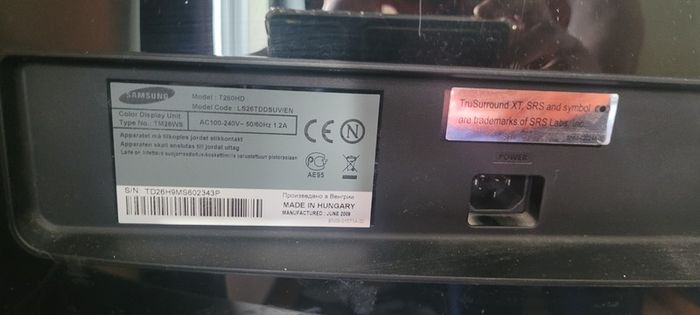 Title: Samsung T260HD 26" Hybrid Monitor TV. Perfect for Retro Gaming!