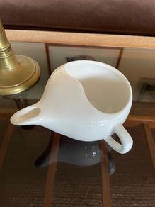 Short Spout Porcelain Vintage Invalid Feeder Cup