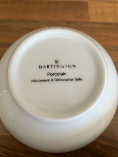 3 BNWOT White Dartington Noodle/Rice Bowls