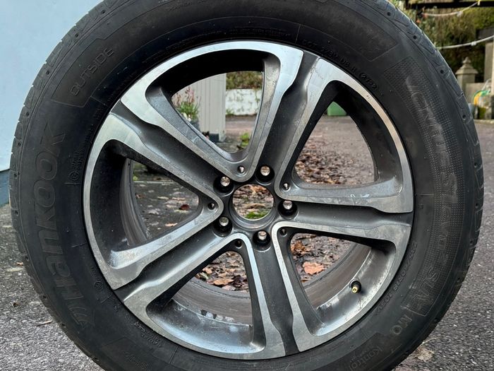 Alloy Wheel with Partial Used Tyre