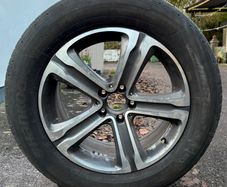 Alloy Wheel with Partial Used Tyre