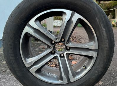 Alloy Wheel with Partial Used Tyre