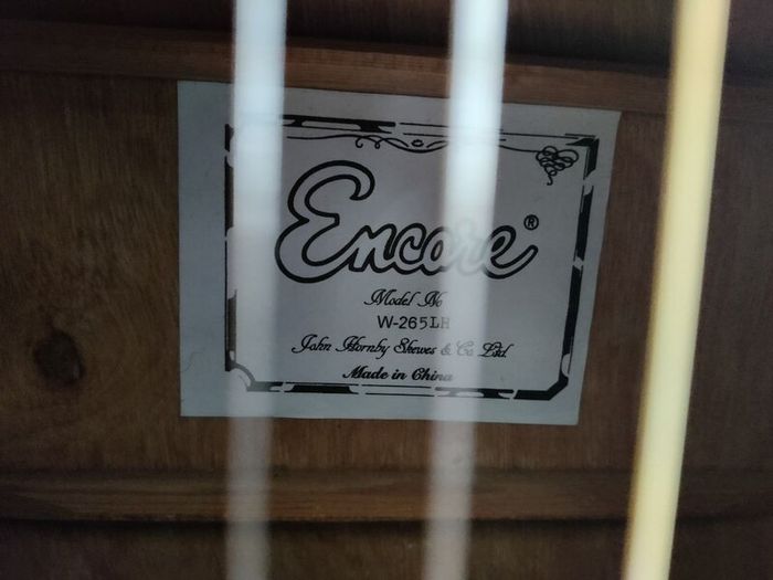 Encore W-265LH Left-Handed Acoustic Guitar Package - Case, Stand, Tuner & Strap