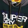 superdry green yellow grey small medium large hoodie Image 3