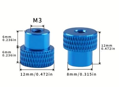 M3 knurled Nut